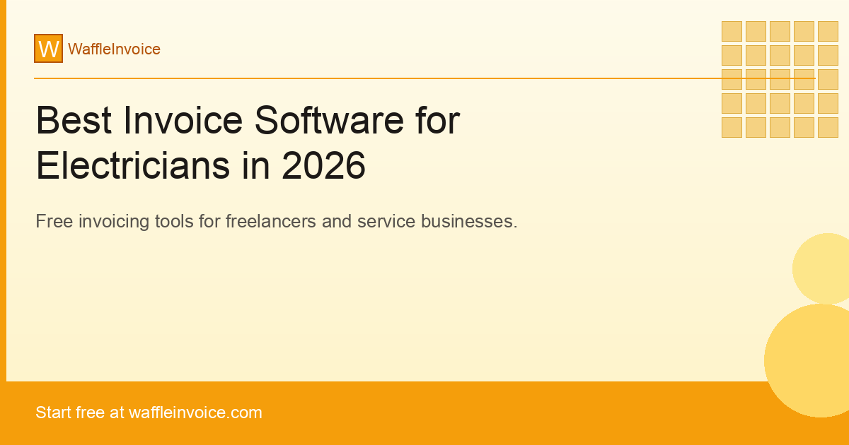 Best Invoice Software for Electricians in 2026