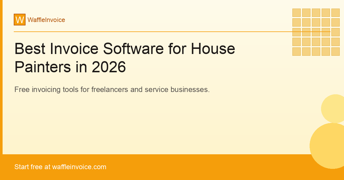 Best Invoice Software for House Painters in 2026
