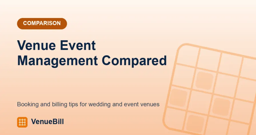 Venue Event Management Compared: Spreadsheets, Generic Tools, and Venue Software
